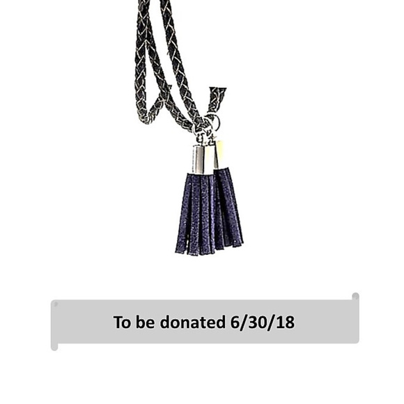 Boutique Jewelry - Tassel Bracelet -Dark Navy